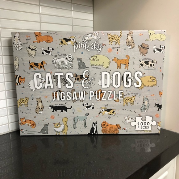 Pink Sky Other - Pink Sky Cats & Dogs 1000 puzzle